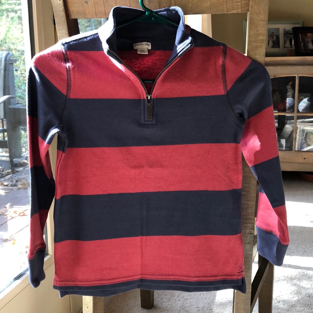 Crewcuts boys striped pullover